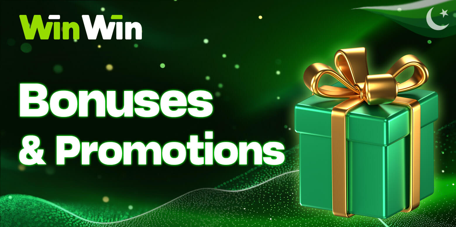 Bonuses and promotions for Pakistani players including welcome bonus and ongoing offers