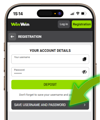 Complete profile after first login.